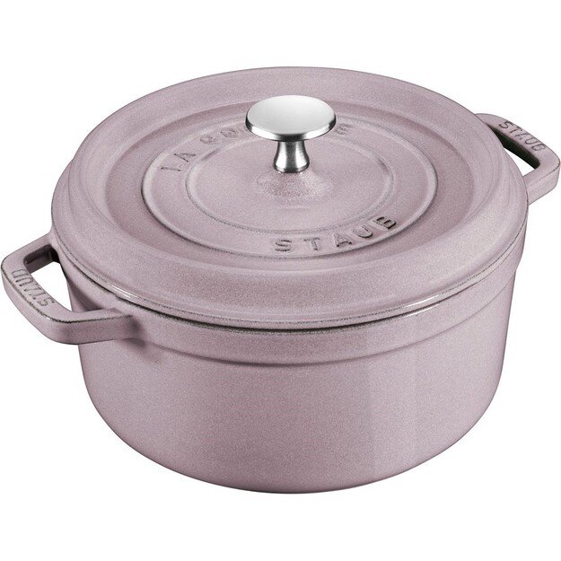 Staub Round Cast Iron Pot - 2.2 ltr, Cherry Blossom