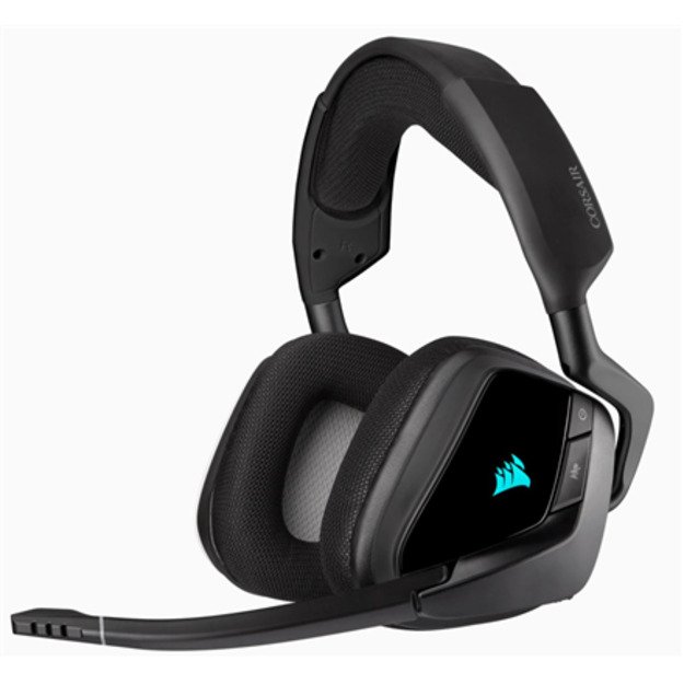 CORSAIR GAMING VOID RGB ELITE Wireless Premium Gaming Headset with 7.1 Surround Sound Carbon EU Version