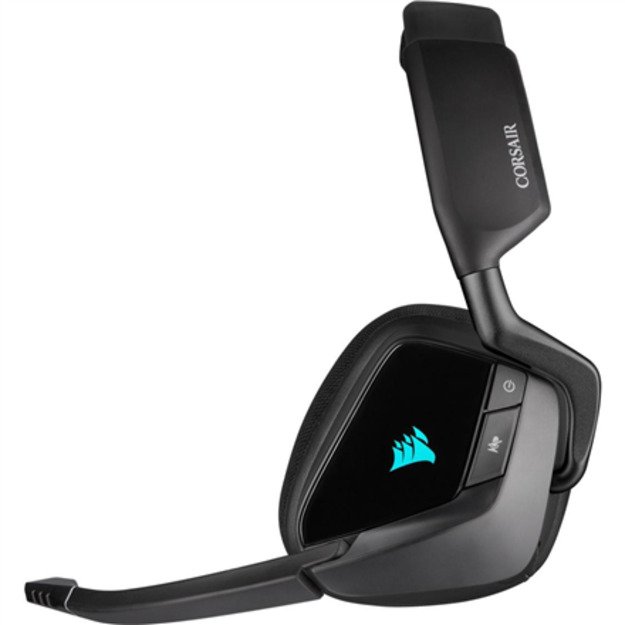 CORSAIR GAMING VOID RGB ELITE Wireless Premium Gaming Headset with 7.1 Surround Sound Carbon EU Version