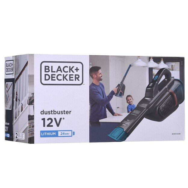 Ranskinis siurblys 12V BHHV320B-QW BLACK+DECKER