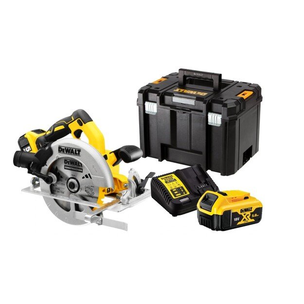 Electric saw circular DeWalt DCS570P2-QW (184 mm)