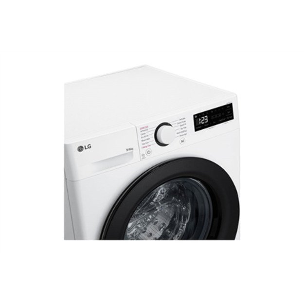 LG | Washing machine with dryer | F4DR509SBW | Energy efficiency class A | Front loading | Washing capacity 9 kg | 1400 RPM | D