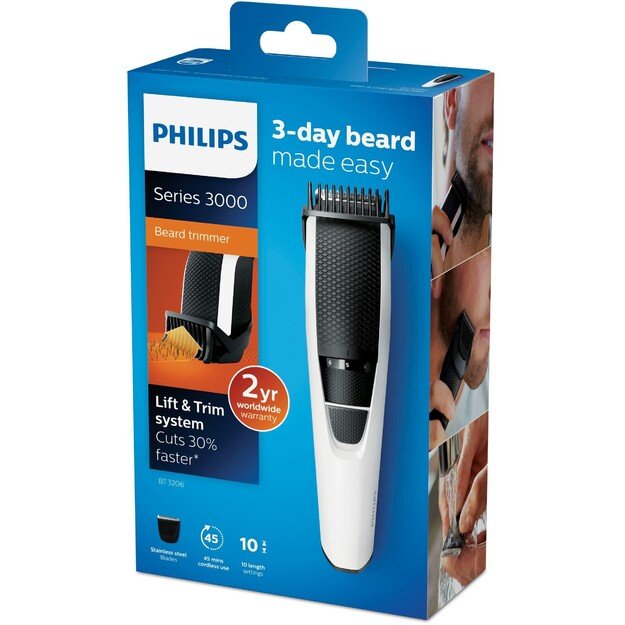 Philips BEARDTRIMMER Series 3000 Beard trimmer BT3206/14