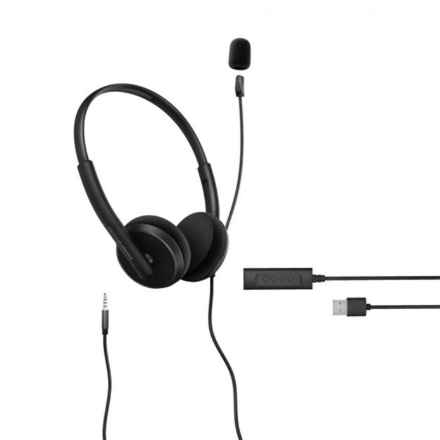 Energy Sistem Headset Office 2+ Black