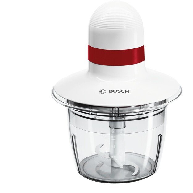 Bosch MMRP1000 electric food chopper 0.8 L 400 W Red, Transparent, White