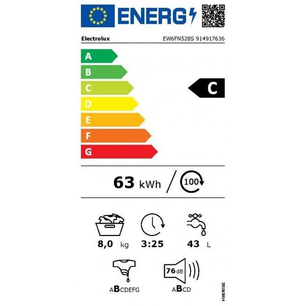 Skalbimo mašina Electrolux EW6FN528S