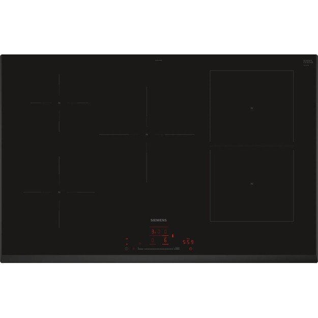 Siemens iQ500 ED851HWB1E hob Black Built-in 80 cm Zoneless induction hob 4 zone(s)