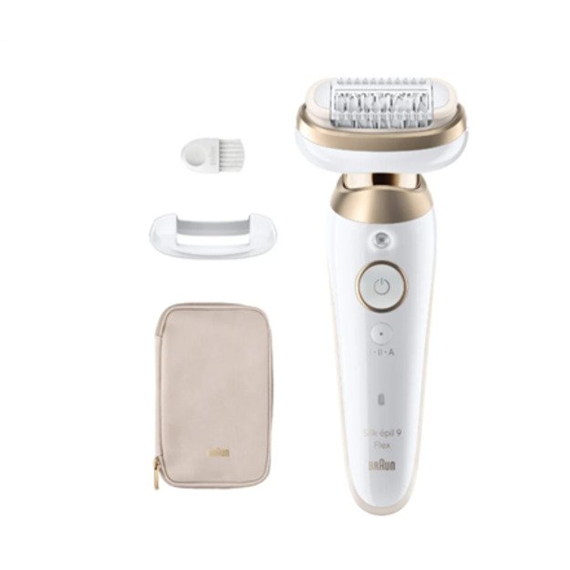 Braun Epilator | 9-011 3D Silk-epil 9 Flex | Operating time (max) 50 min | Number of power levels 2 | Wet & Dry | White