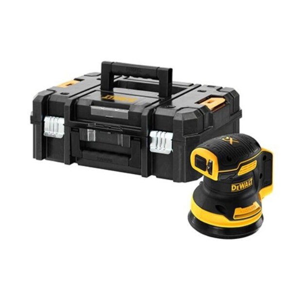 DeWALT DCW210NT-XJ portable sander Random orbital sander 12000 RPM Black, Yellow