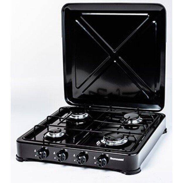 Ravanson K-04TB hob Black Countertop Gas 4 zone(s)