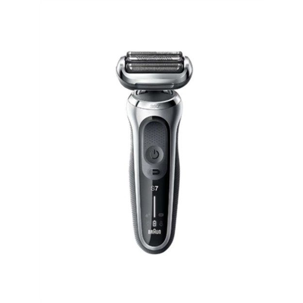 Braun | Shaver | 71-S7200cc | Operating time (max) 50 min | Wet & Dry | Silver/Black