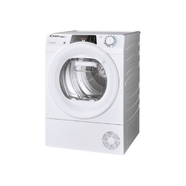 Candy Dryer Machine | ROE H8A2TE-S | Energy efficiency class A++ | Front loading | 8 kg | Big Digit | Depth 61.1 cm | White