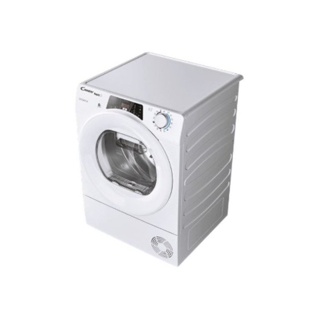 Candy Dryer Machine | ROE H8A2TE-S | Energy efficiency class A++ | Front loading | 8 kg | Big Digit | Depth 61.1 cm | White