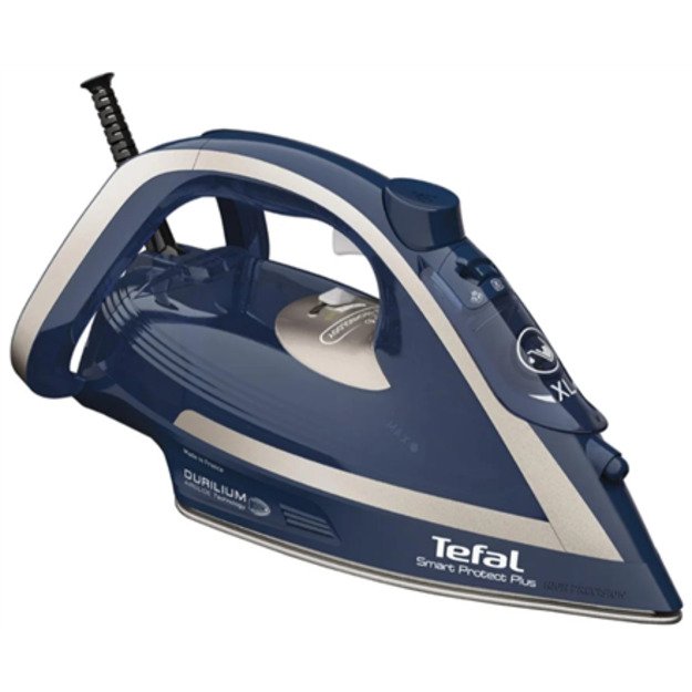 TEFAL | FV6872E0 | Steam Iron | 2800 W | Water tank capacity 270 ml | Continuous steam 40 g/min | Blue/Silver