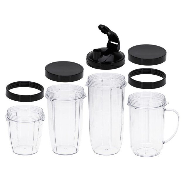 Adler Blender Smoothie Set | AD 4084 | Tabletop | 1200 W | Jar material BPA-Free | Jar capacity 0.3+0.5+0.5+0.7 L | Ice crushing