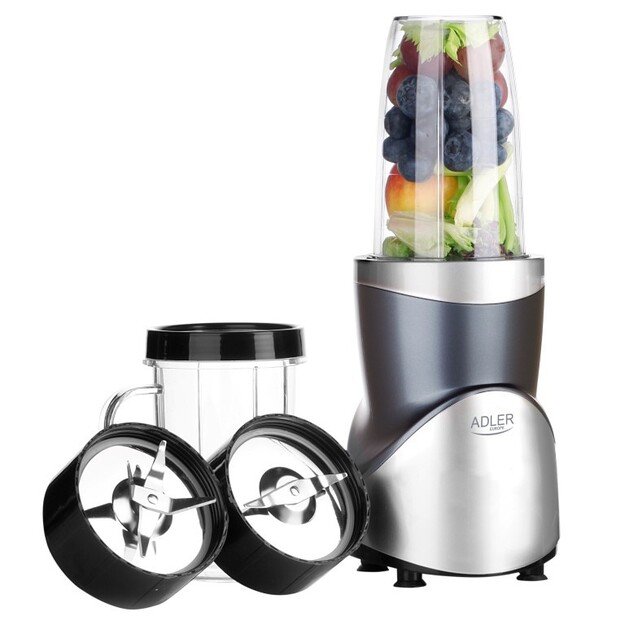 Adler Blender Smoothie Set | AD 4084 | Tabletop | 1200 W | Jar material BPA-Free | Jar capacity 0.3+0.5+0.5+0.7 L | Ice crushing