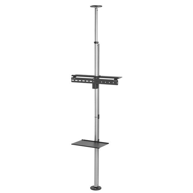 Telescopic TV holder, ceiling and floor with shelf Maclean MC-791N 37  -70 , max. 30 kg