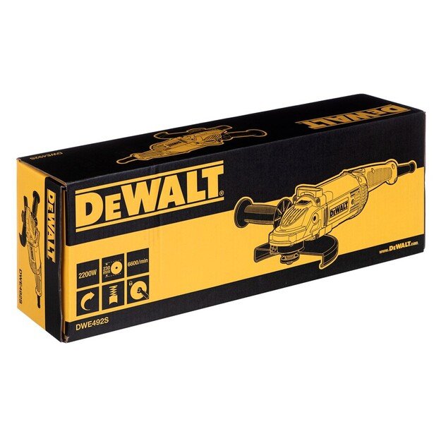 Kampinis šlifuoklis 2200W 230mm DEWALT DWE492S