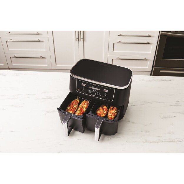 Ninja AF400EU fryer Double 9.5 L Stand-alone 2470 W Hot air fryer Black