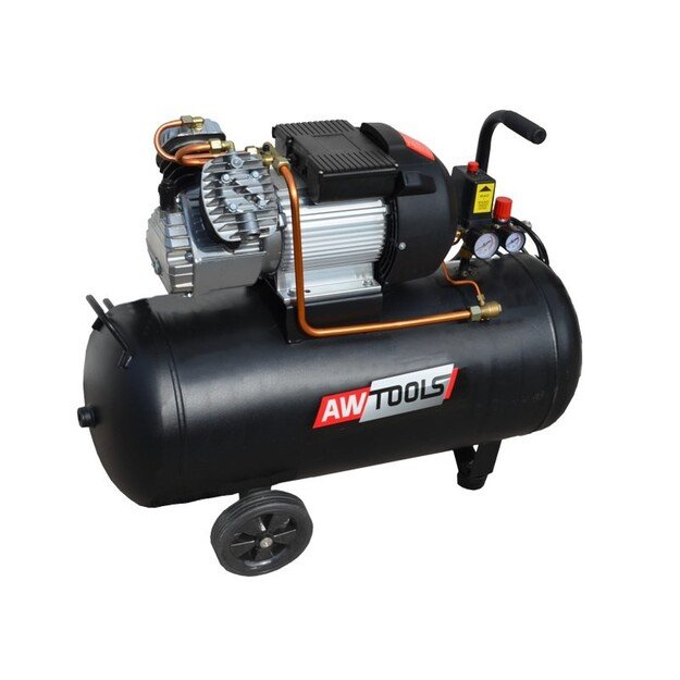 AWTOOLS OIL COMPRESSOR ZVA-100L V CAPACITY 370/min. TANK 100l