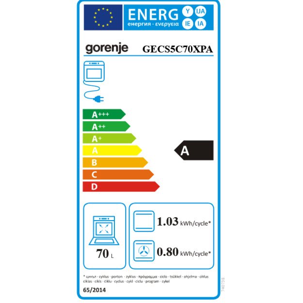 Cooker GORENJE GECS5C70XPA