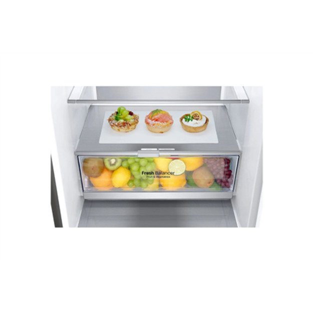 LG | Refrigerator | GBB72PZVCN1 | Energy efficiency class C | Free standing | Combi | Height 203 cm | Fridge net capacity 277 L