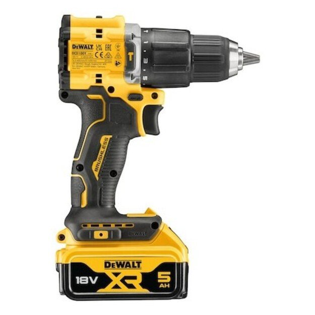 Smūginis suktuvas gręžtuvas DCD100YP2T 2X5Ah DEWALT