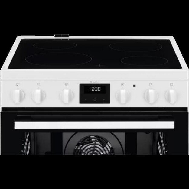 60 cm pločio baltos el keraminė viryklė Electrolux LKR64023AW 3