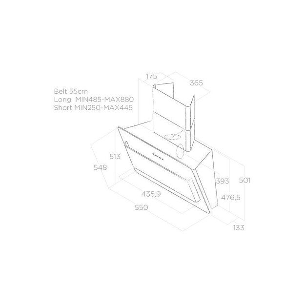 ELICA BELT BL/F/80, PRF0032793C 1