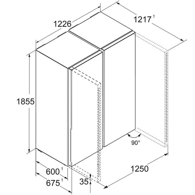 &Scaron;aldytuvas LIEBHERR XRFsf 5240
