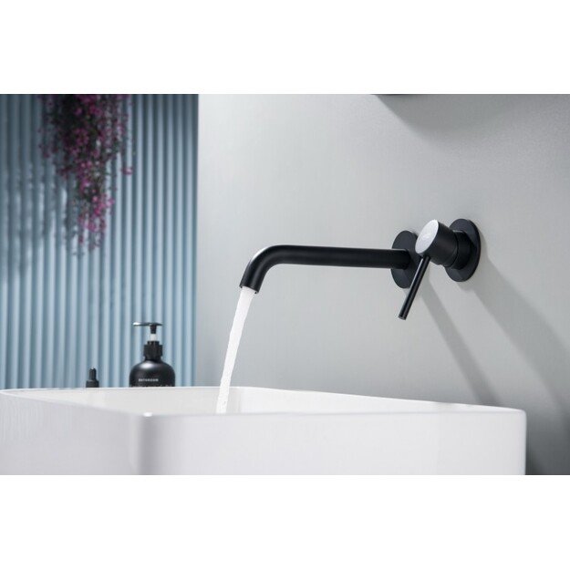 Potinkinis praustuvo maišytuvas BlueWater BOSTON BOS-BPU.110, juodas matinis 1