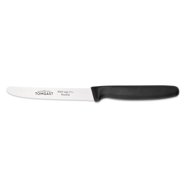Universal knife, 11 cm, black