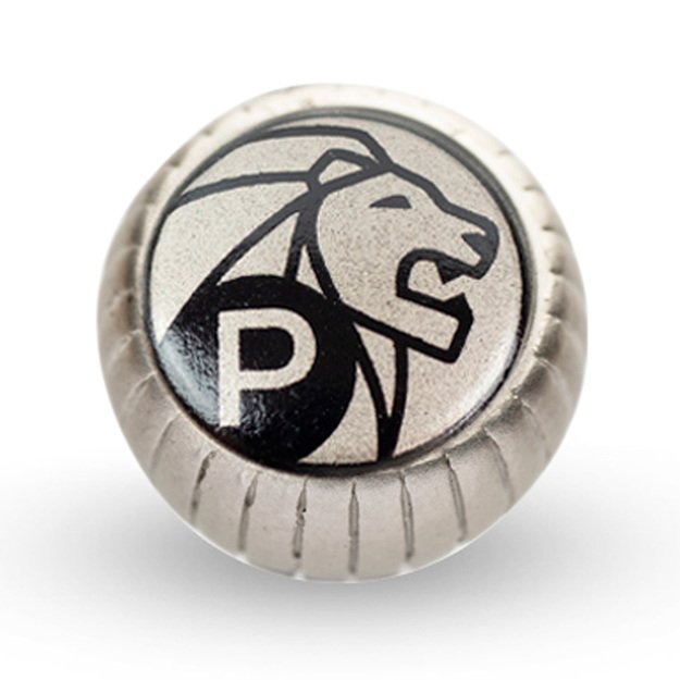 Pepper grinder, nickel-plated frosted cap, (P)