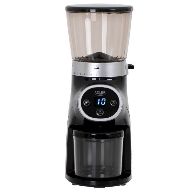 Adler | Coffee Grinder | AD 4450 Burr | 300 W | Coffee beans capacity 300 g | Number of cups 1-10 pc(s) | Black 4