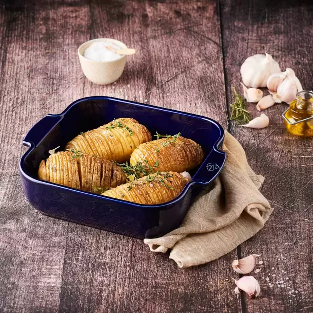 PEUGEOT APPOLIA kvadratinis indas 21 cm mėlynas 1