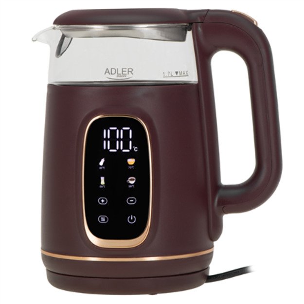 ADLER AD 1305 burgundy electric kettle
