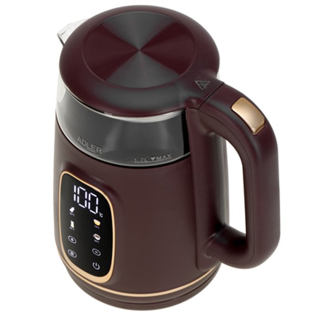 ADLER AD 1305 burgundy electric kettle 9