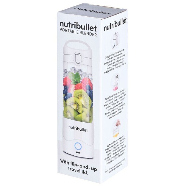 Nutribullet Sport Blender | NBP003W | Portable | Jar material Tritan | Jar capacity 0.475 L | White 6