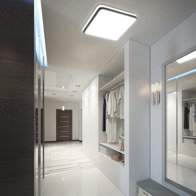 Ceiling lamp LED Square 88W + Pilot 1