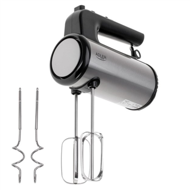 Adler Hand mixer | AD 4232 | Hand Mixer | 900 W | Number of speeds 5 | Turbo mode | Black/Stainless Steel 6