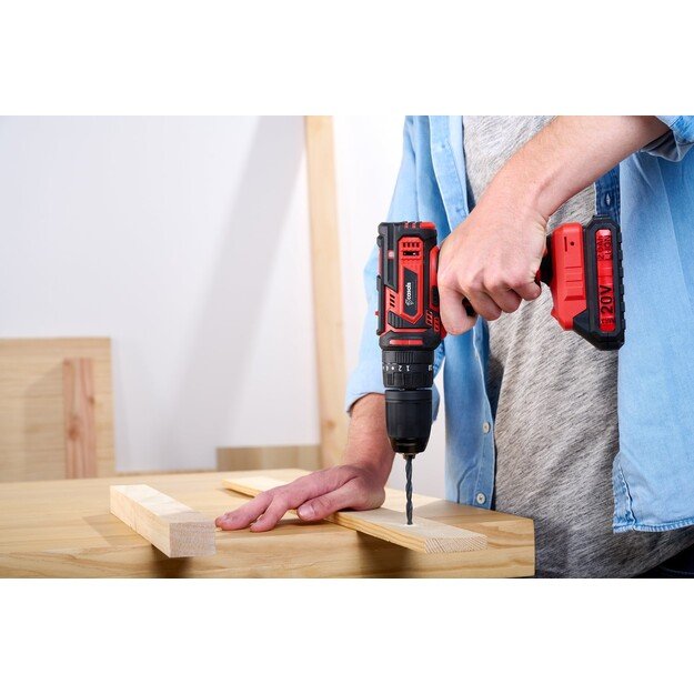 Cordless battery-powered screwdriver/drill 20V CASALS CID2050B 3
