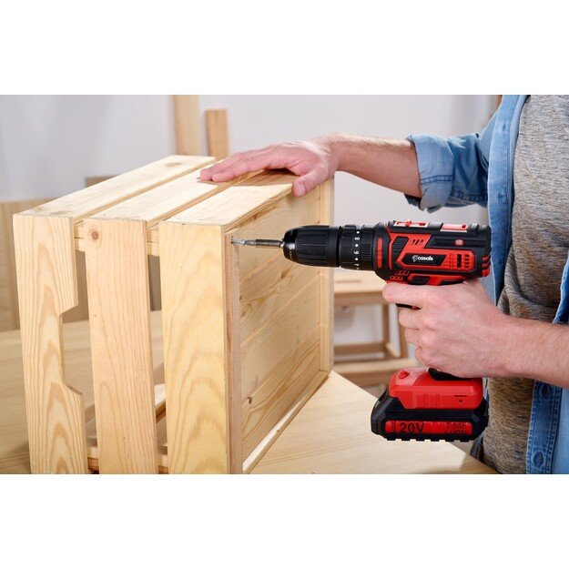 Cordless battery-powered screwdriver/drill 20V CASALS CID2050B 2
