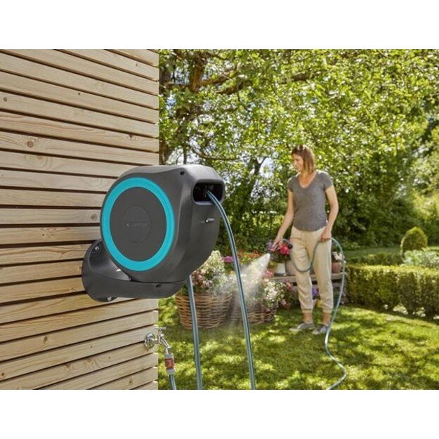 Prie sienos tvirtinama žarnos ritė Gardena  RollUp S  18600-20, 970472701