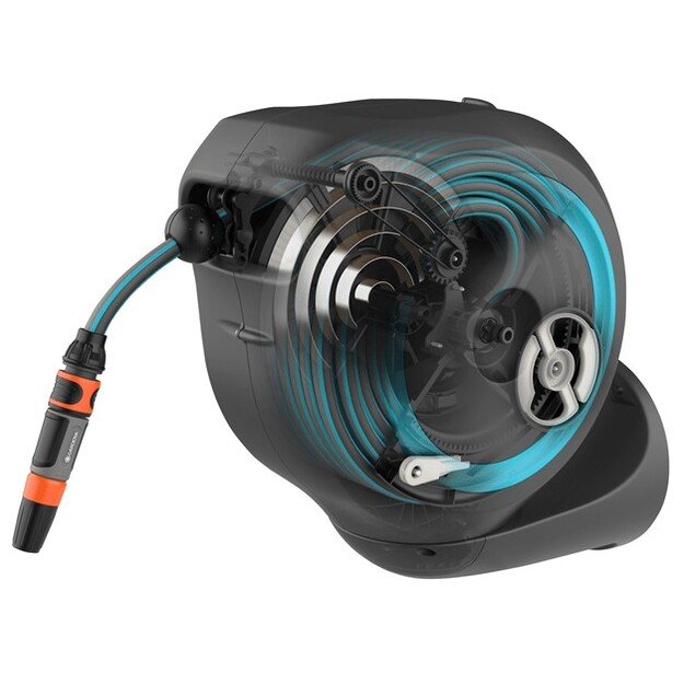 Prie sienos tvirtinama žarnos ritė Gardena  RollUp S  18600-20, 970472701