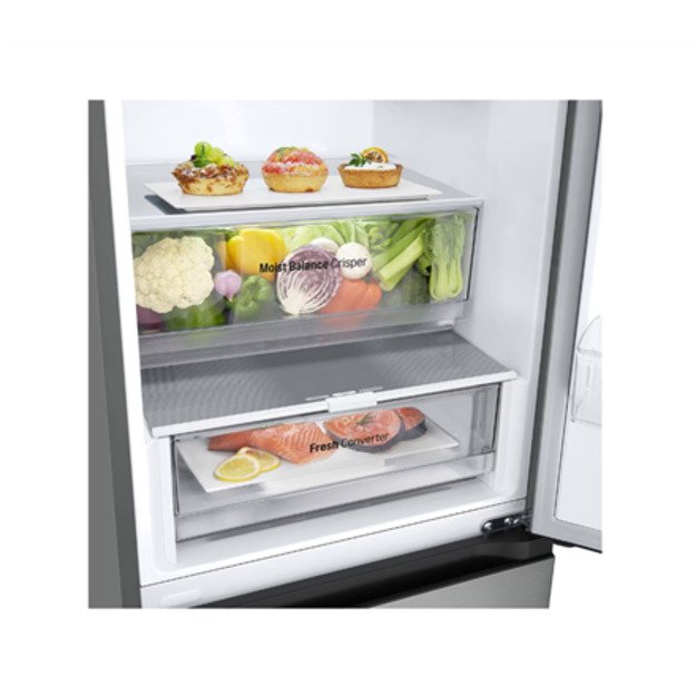 LG | Refrigerator | GBV3200CPY | Energy efficiency class C | Free standing | Combi | Height 203 cm | No Frost system | Fridge ne 2