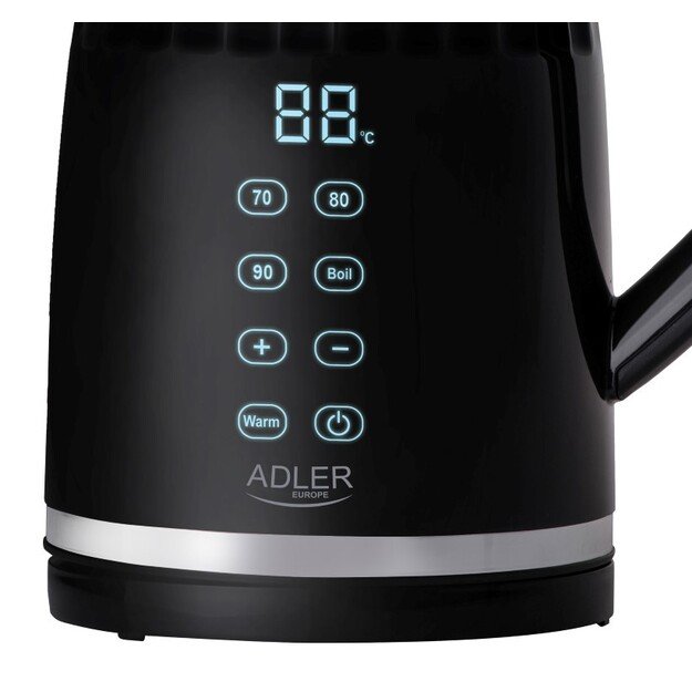 LED electric kettle with temperature control 1.7L Adler Adler 2