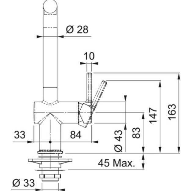 FRANKE Active L, 115.0653.373, juodas 1