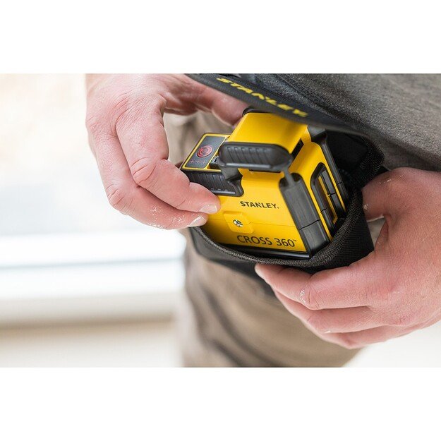 Stanley 360&deg; Cross Line Red Beam Laser Level