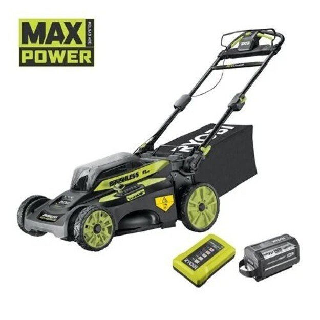 184917 RYOBI 36V Brushless Lawn Mower (1x6.0Ah)
