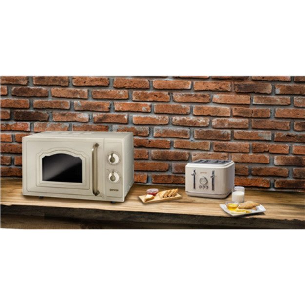 Gorenje Microwave oven | MO4250TCLI | Free standing | 700 W | Beige 2